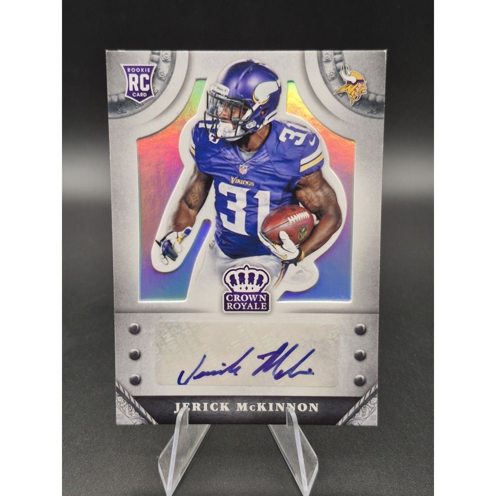 2014 Crown Royale‎ Jerick McKinnon #S-MC Signature Rookies /299 Vikings